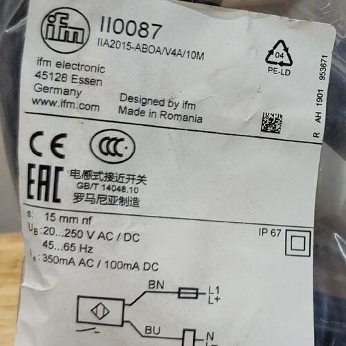 议价IFM II0087 II502A II5913 II5936 全新原装正品易福门  现货