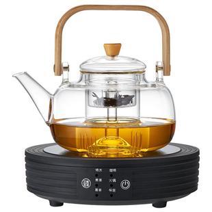 电陶炉煮茶壶套装玻璃烧水壶蒸煮耐高温2025新款泡茶壶大容量茶具
