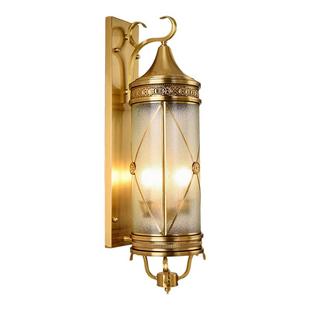 户外墙壁灯全铜大门两侧壁灯欧式庭院防水灯别墅围墙大门柱子壁灯