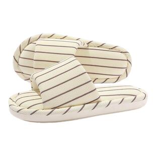 日式亚麻拖鞋女款2026新款室内家居透气吸汗防臭静音棉麻布拖鞋男