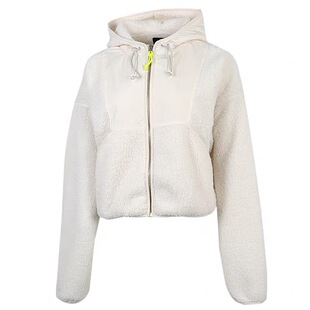 Converse匡威女款卫衣10020289-A01白色羊羔毛绒外套10020285-A01