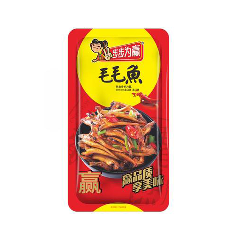 步步為贏小魚干毛毛魚仔嚼味魚即零食小包裝湖南長沙特產(chǎn)香辣小吃