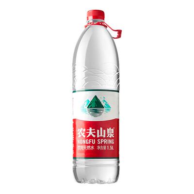 农夫山泉1.5l*12瓶整箱批特价大瓶弱碱性天然饮用水1.5升非矿泉水