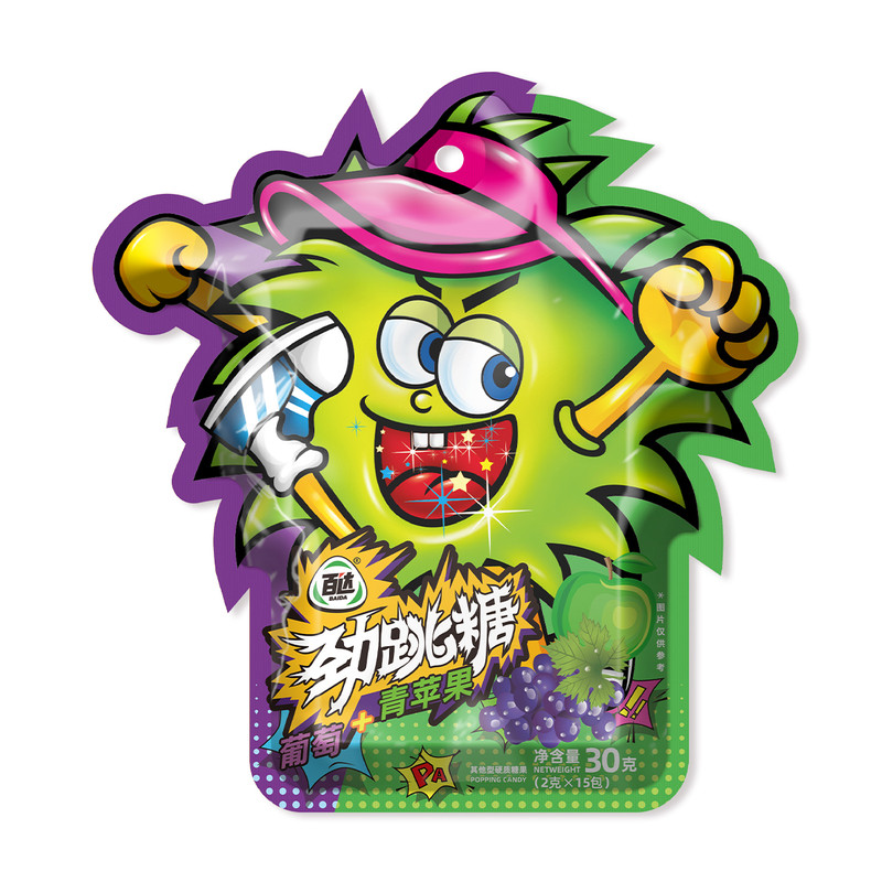 30g百达劲跳糖跳跳糖水果味儿童糖果网红童年休闲小零食休分享