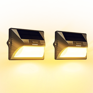 太阳能户外壁灯庭院天台小花园布置中式氛围灯别墅外墙夜景装饰灯