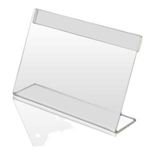 亚克力价格牌9*6cm标签L型台卡透明烟标价牌价签牌商品货架展示架粘贴式便利店超市标价签高档价格桌牌可定制