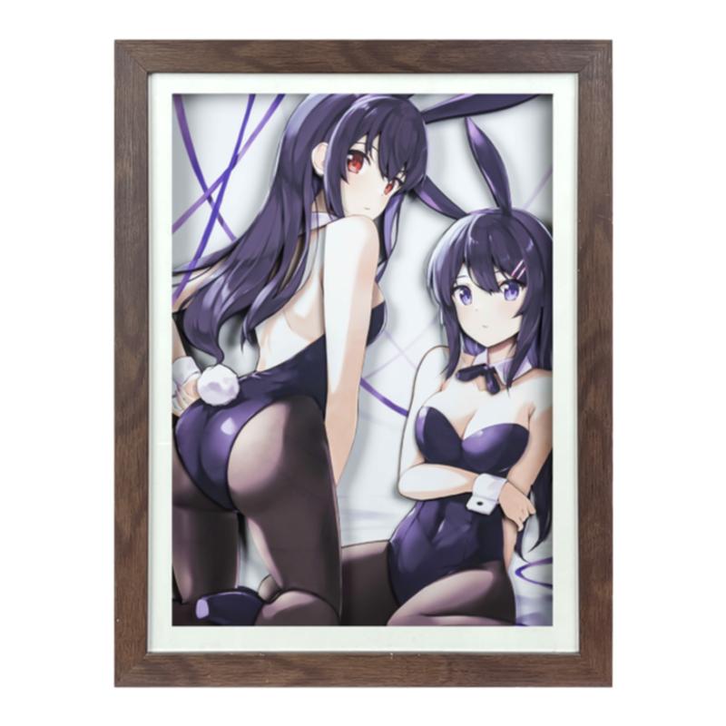 樱岛麻衣立体画兔女郎挂画装饰画