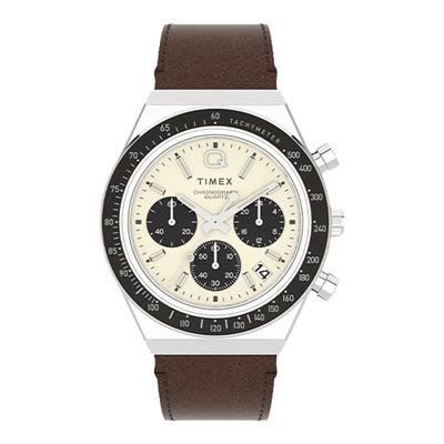 TIMEX三眼计时复古商务手表