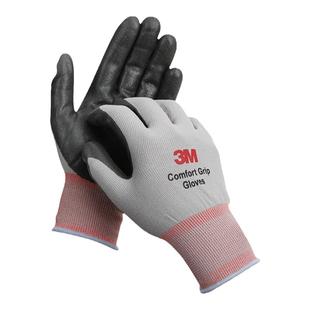 3m手套劳保手套防滑耐磨工作透气搬运建筑工地干活丁腈涂掌浸胶