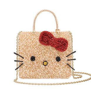 anteprima三丽鸥kitty联名单肩手提链条包斜挎包送礼手提包女包