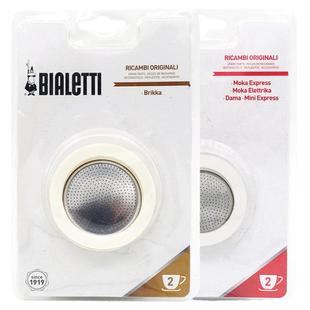 比乐蒂意大利进口bialetti摩卡壶配件套装金属咖啡壶过滤片密封圈