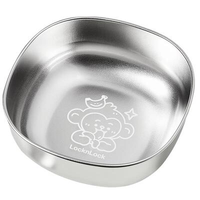乐扣乐扣316L不锈钢吸盘辅食碗