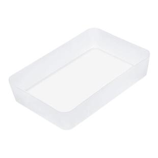 家用抽屉内置收纳盒分类分隔橱柜餐具筷子化妆品办公整理盒子透明