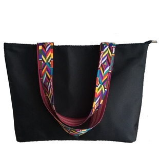 尼龙女包托特包通勤手提包防水牛津布单肩包大容量帆布包简约布袋