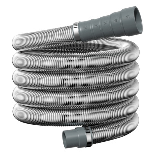 洗衣机排水管304不锈钢延长管全自动滚筒通用型出水管加长下水管