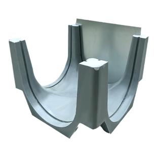 水沟配件直角弯头成品排水沟u型槽三通配件水沟堵头四通成品弯头