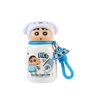 新款蜡笔小新迷你保温杯316不锈钢迷你口袋杯高颜值330ml杯子可爱