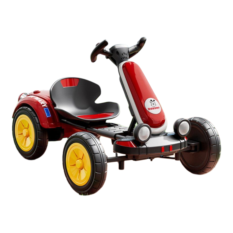 巴布豆儿童电动车卡丁车四轮遥控宝宝玩具车可坐大人男女孩可充电