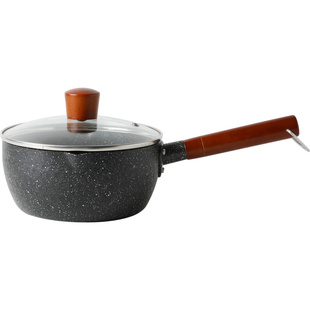 肆月初味日式雪平锅不粘锅麦饭石奶锅泡面小汤锅家用锅子日本燃气