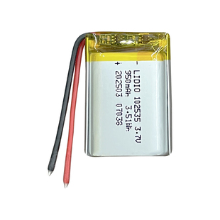 102535绍能电子3.7V 950mAh 聚合物锂电池大容量可充电电芯带保护