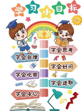 小教室班级文化建设墙面装饰