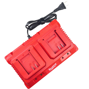 泓星同时充2块适配大艺A3插口/DY插脚21V锂电池充电器2充双充座充