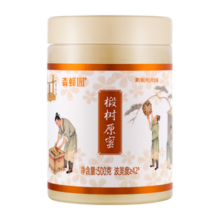 森蜂园长白山天然雪蜜优质蜜源 家庭分享装椴树原蜜500g/瓶