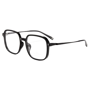 CHARMANT夏蒙眼镜架素颜黑框眼镜男女大方框可配近视镜片GA38167