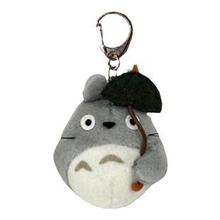 日本totoro宫崎骏正版打雨伞龙猫公仔玩偶毛绒包挂件钥匙扣小挂饰