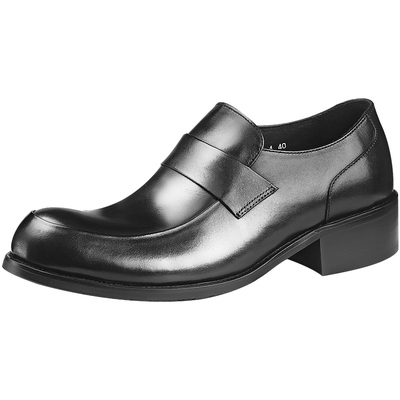 英伦头层牛皮商务正装皮鞋真皮