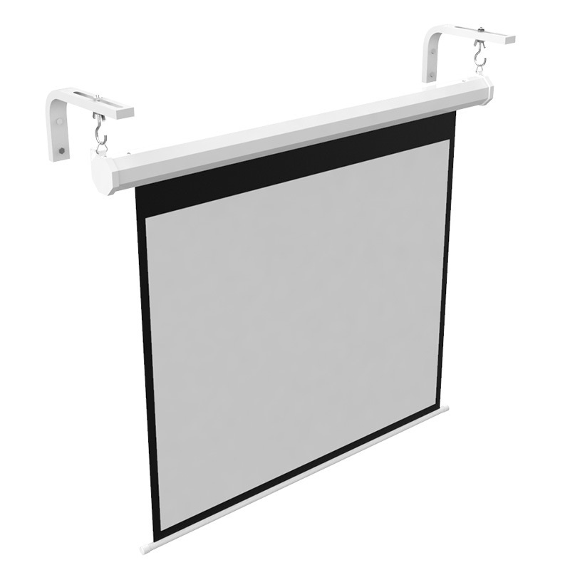 投影仪幕布自锁幕吊架安装挂钩90度L型勾支撑架吊臂支架快装金属