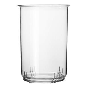 雅集三件式玻璃杯过滤内胆杯盖 耐热玻璃杯花茶壶内胆配件