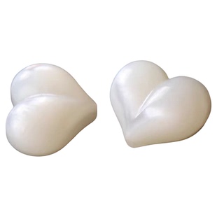 天然珍珠贝母屁桃小爱心通孔手串配饰品diy手工配件手链文玩母贝