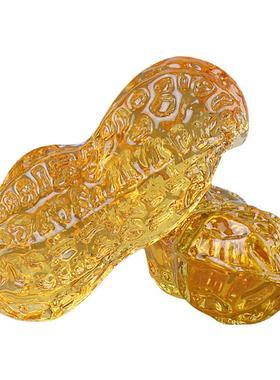 水晶琉璃好事发生祝福花生摆件