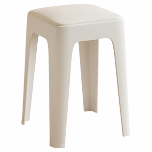 椅子家用可叠加休闲椅塑料餐桌椅靠背现代简约网红椅学生宿舍凳子