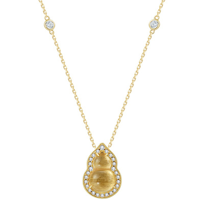 CIGALONG龙梓嘉金葫芦栀子黄水晶项链戒指耳钉珠宝礼物