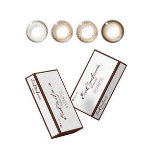 EverColor爱谢aise珍珠米白月抛1片彩色近视隐形眼镜女旗舰店正品