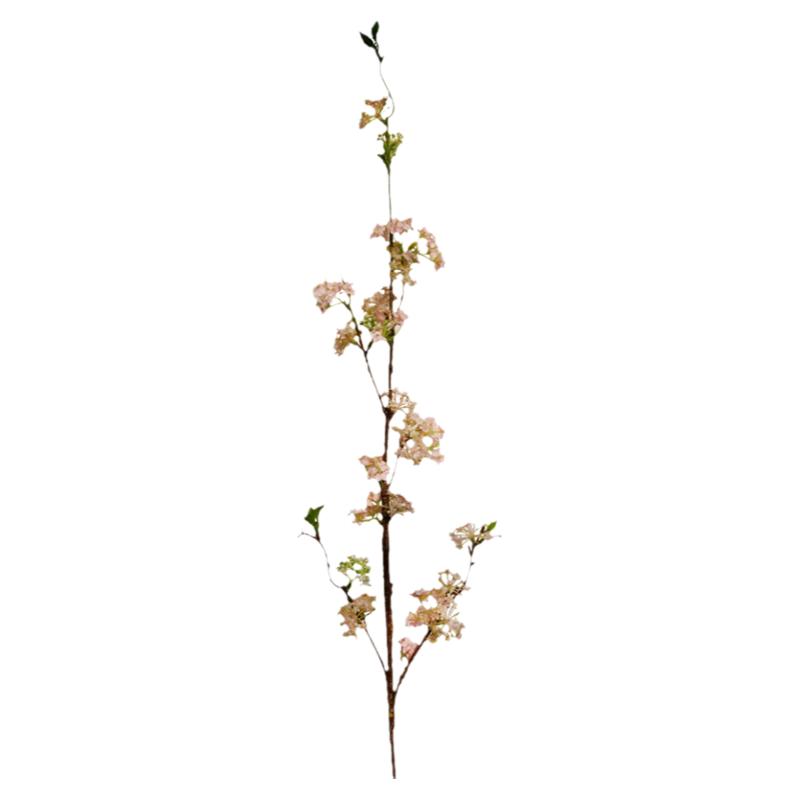 手感雪柳仿真花客厅落地高枝假花