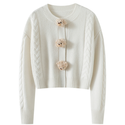 启超官方高端100%纯山羊绒衫