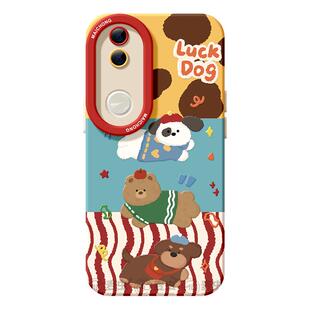 适用vivos20手机壳女款s19pro保护套vivo s16e全包18防摔s15/s12磨砂s10硅胶软s17外壳可爱s9卡通狗狗新款s20