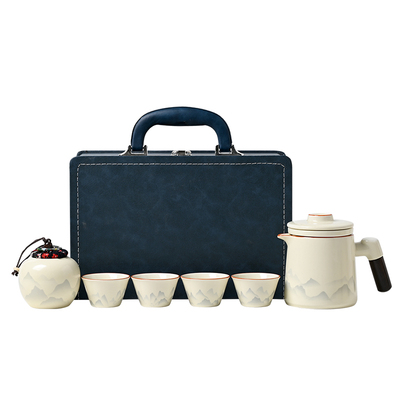 旅行茶具套装一壶四杯户外露营