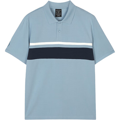 斯凯奇正品针织男子运动短袖衫