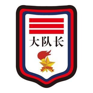 少先队队徽小学生一道杠班干部标志牌两道杠少先队员徽章安全别针大队委中队长二道杠班长牌袖标小队长牌子