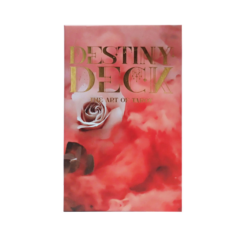 【现货】进口正版原装英文78张 The Destiny tarot粉色镀金塔罗牌