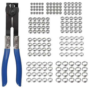 180个管夹不锈钢强力喉箍水油管紧固带钳子单耳喉箍抱箍固定卡扣