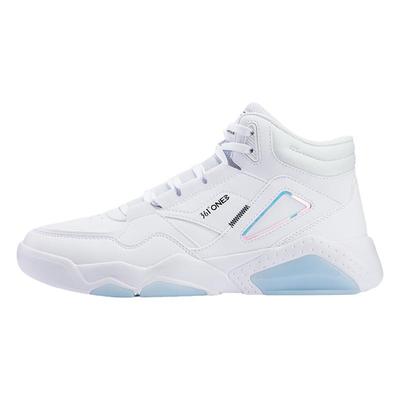 冬征361男鞋高帮运动鞋冬季新款革面增高小白鞋休闲鞋板鞋高帮鞋