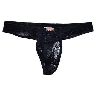 D.M丁字裤蕾丝网纱网眼透气