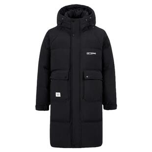 雪中飞羽绒服男冬季2026新款中长款连帽宽松潮流休闲冬装保暖外套