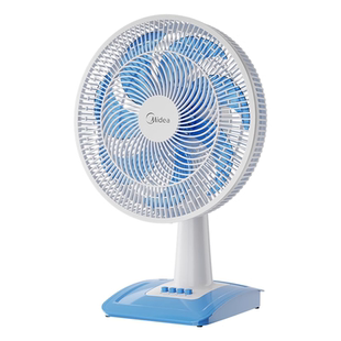 美的台式风扇家用电风扇大风力床头摇头静音小型宿舍桌面台扇新款