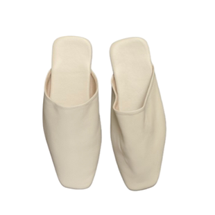 Texdream态度头层小羊皮拖鞋家居防滑静音真皮夏季可外穿懒人拖鞋